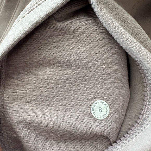 Lululemon Align Light Taupe Zip-Up Hooded Jacket - Picture 7 of 8